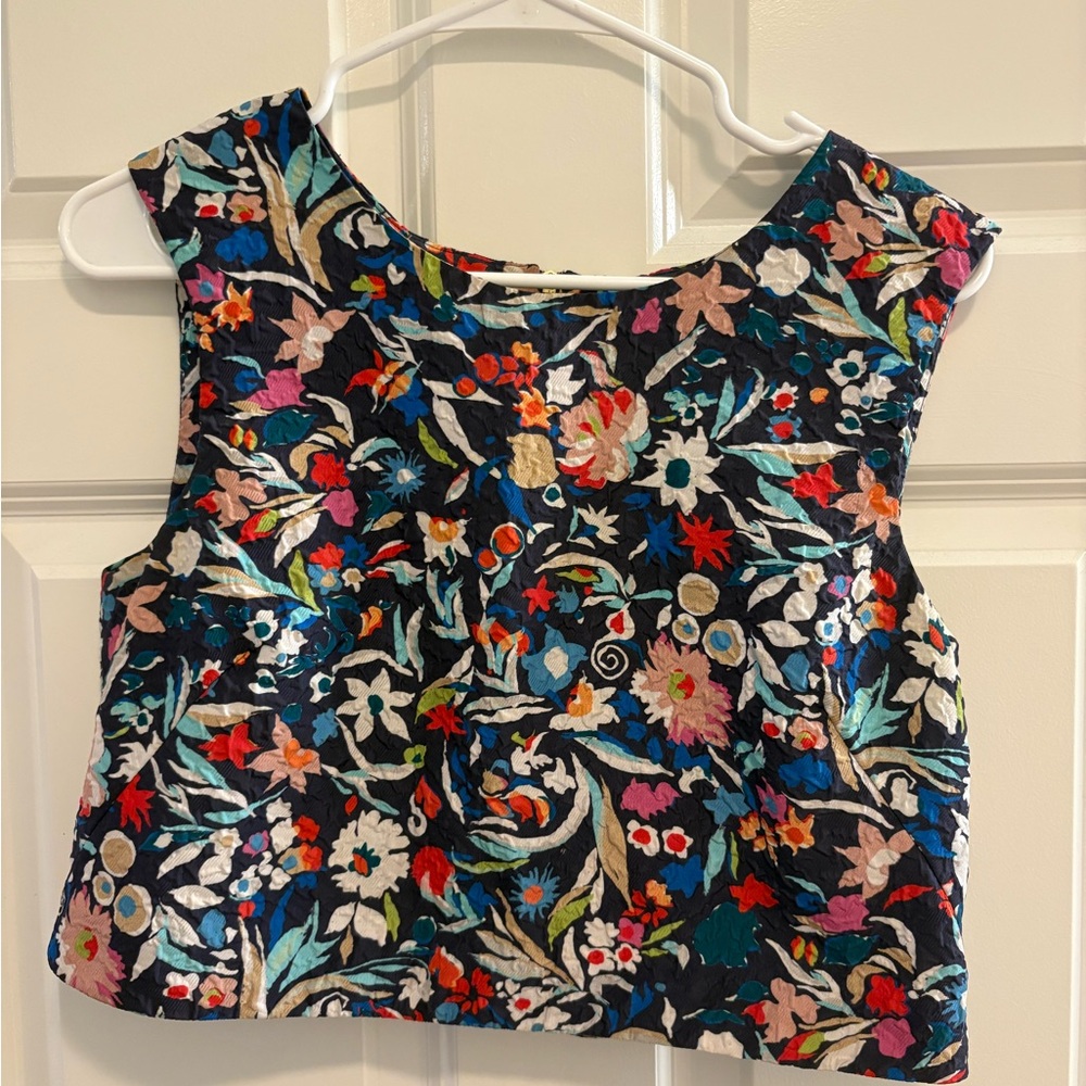 SALONI Multicolor Floral Patterned Top